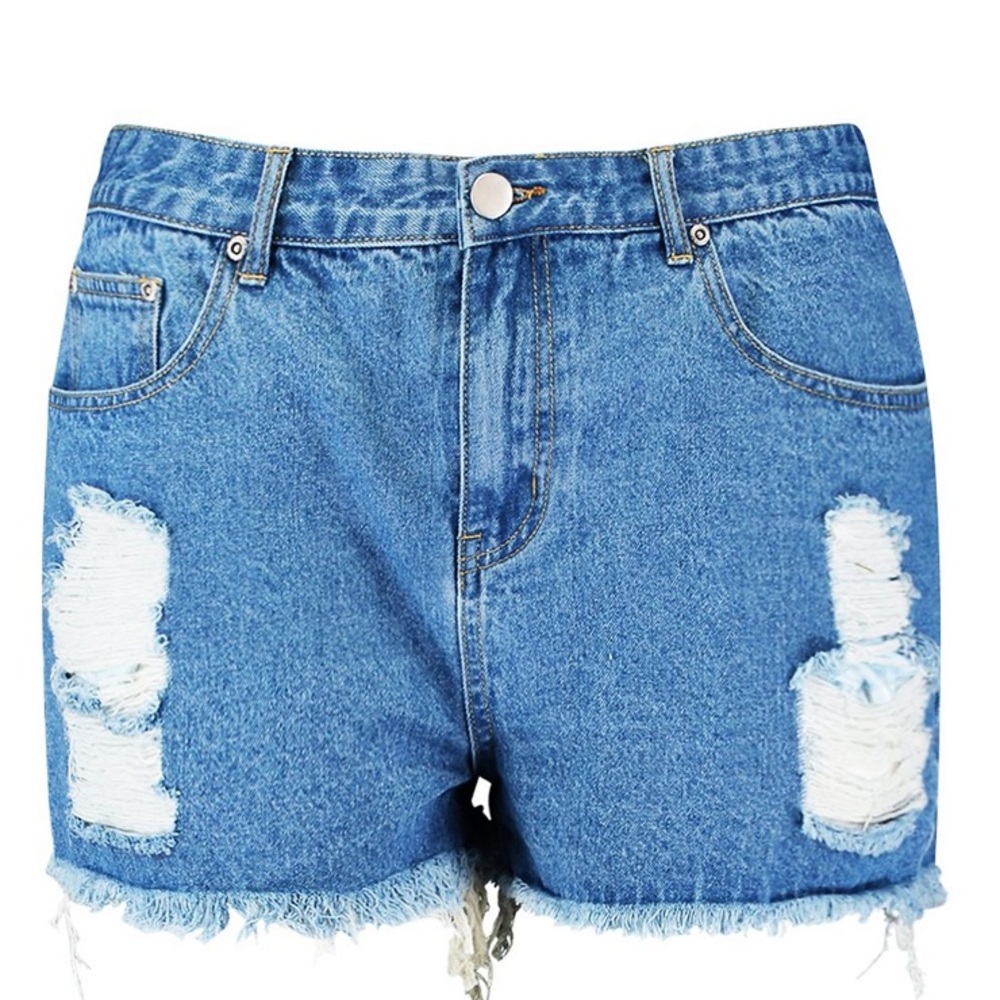 Boohoo Ripped Shorts - Picture 4 of 5